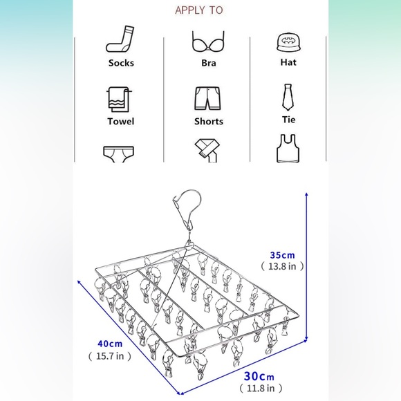 Qualsen Stainless Steel Hanging Rack - Picture 2 of 10